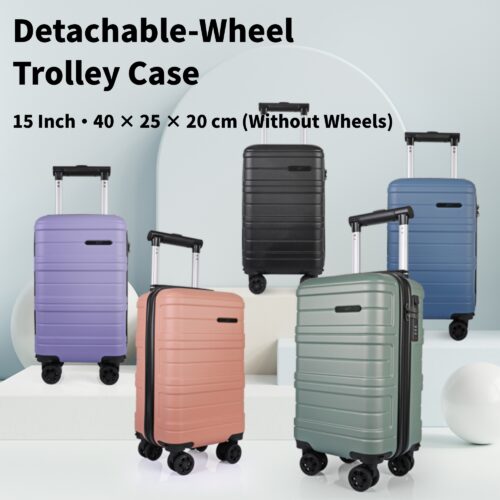 Petite valise cabine 40x25x20 à roulettes amovibles Petite valise cabine 40x25x20 à roulettes amovibles, vue principale