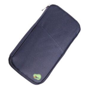 Pochette de voyage pour passeport et cartes, accessoire de voyage zippé