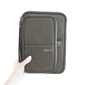 Pochette passeport familiale en tissu Oxford, deux formats