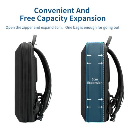 Sac à dos cabine à coque rigide pour ordinateur, vue principale