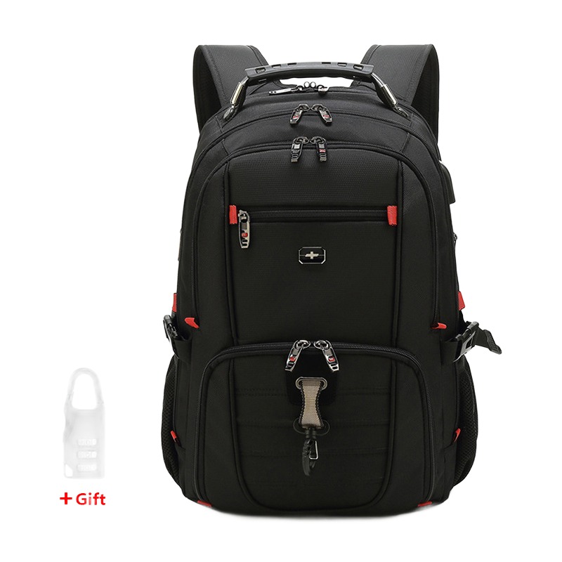 Sac a dos cabine antivol avec passage de charge, vue de trois quarts