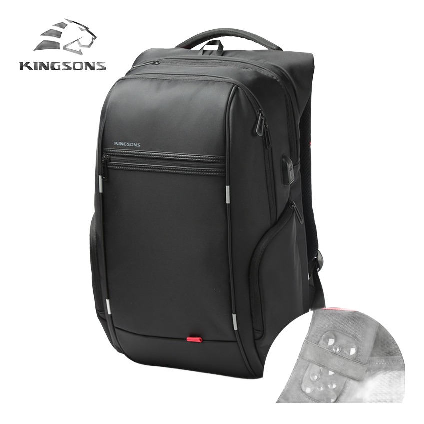 Sac à dos cabine avec port de recharge et poche 17 pouces, vue de profil
