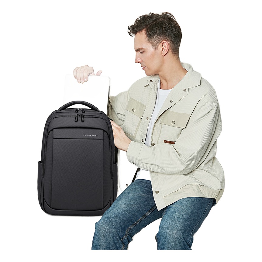 Sac à dos cabine déperlant à compartiments multiples, vue de face