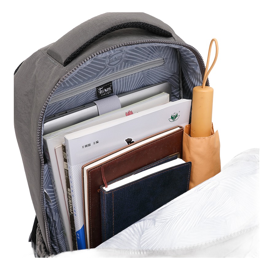 Sac à dos cabine en nylon déperlant pour ordinateur, 49 cm, vue arriere
