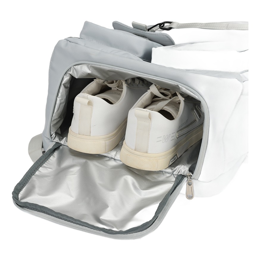 Sac à dos cabine étanche à poches multiples, usage extérieur, vue de profil