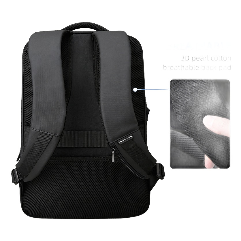 Sac à dos cabine étanche pour ordinateur 15,6 pouces, detail