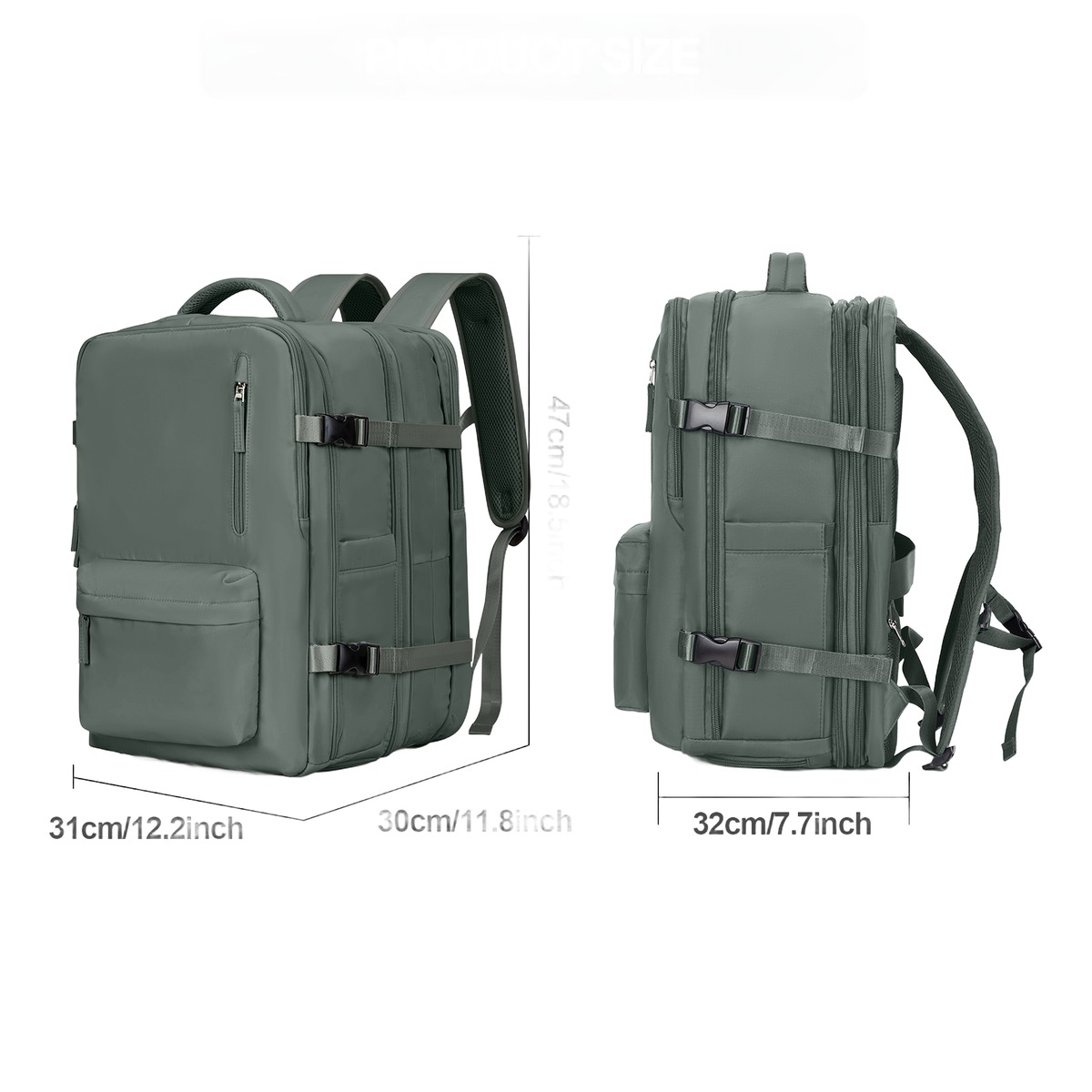 Sac à dos cabine étanche pour ordinateur, format voyage, vue principale