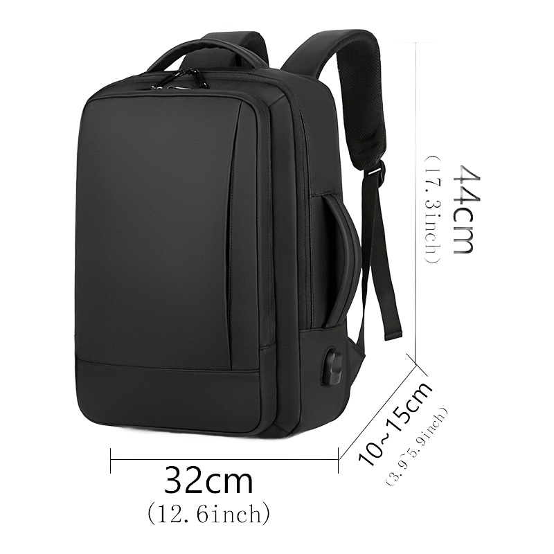 Sac a dos cabine extensible a chargement lateral et port USB, detail