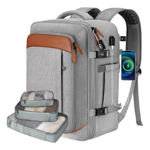 Sac à dos cabine extensible avec 3 cubes de rangement, 51 cm Sac à dos cabine extensible avec 3 cubes de rangement, 51 cm, vue principale