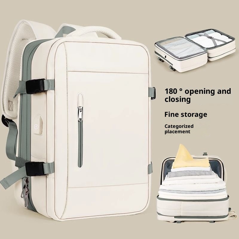 Sac a dos cabine extensible avec port de charge et grande capacite, vue arriere