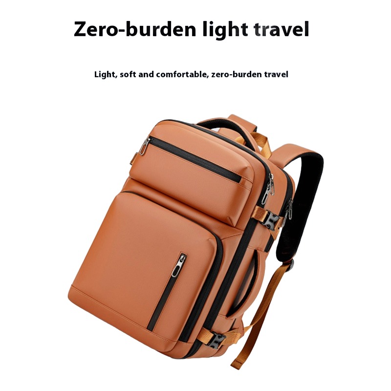 Sac à dos cabine extensible et déperlant pour ordinateur, vue de face