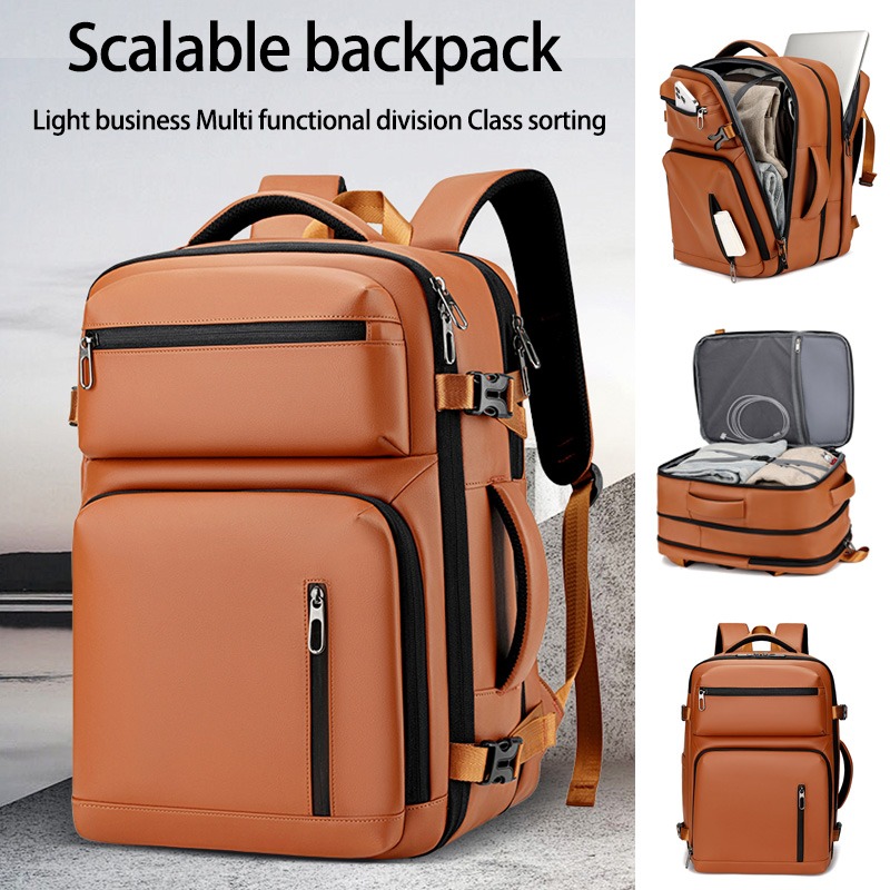 Sac à dos cabine extensible et déperlant pour ordinateur, vue arriere