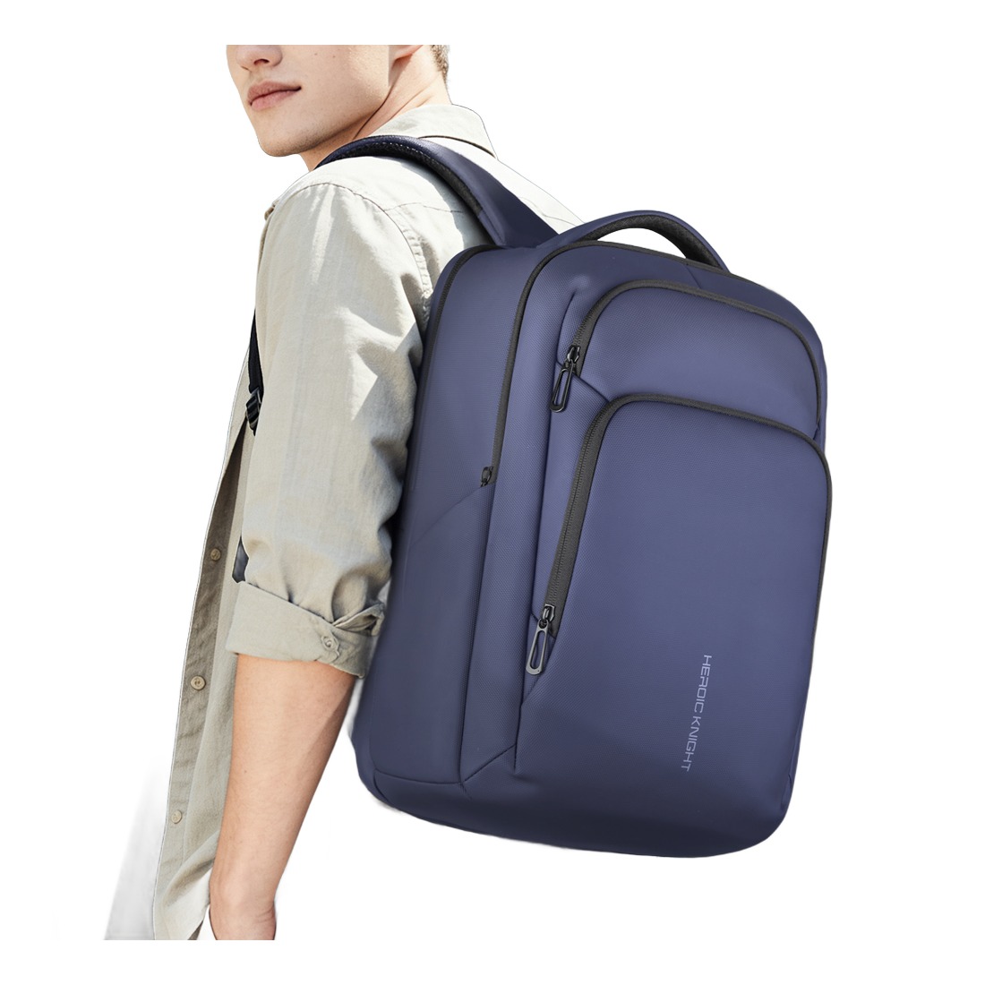 Sac à dos cabine imperméable pour ordinateur 17 pouces, vue de face