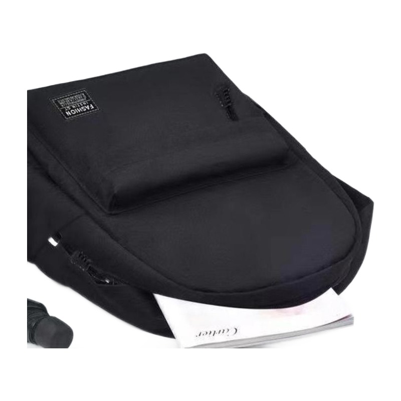 Sac a dos cabine lavable 15 pouces en toile resistante, detail