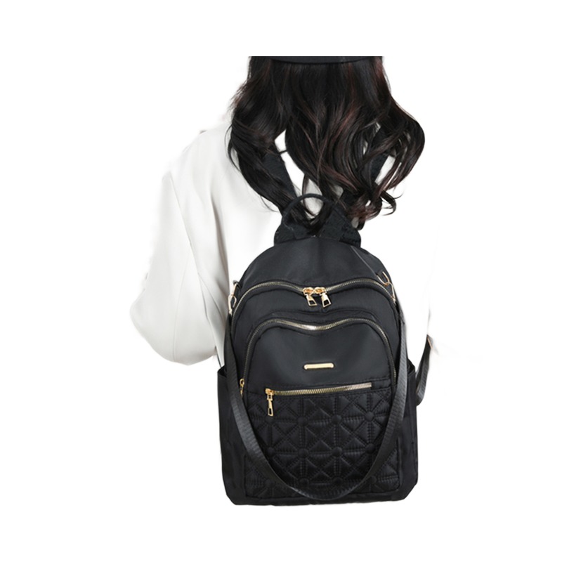 Sac a dos cabine matelasse a compartiments multiples, vue de face
