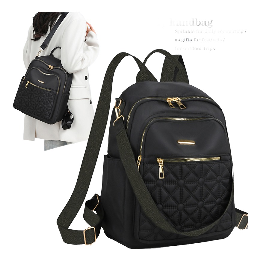 Sac a dos cabine matelasse a compartiments multiples, vue arriere