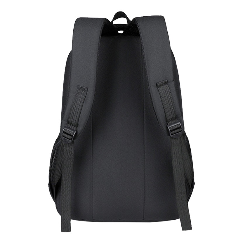 Sac a dos cabine minimaliste en nylon a compartiments multiples, vue de trois quarts