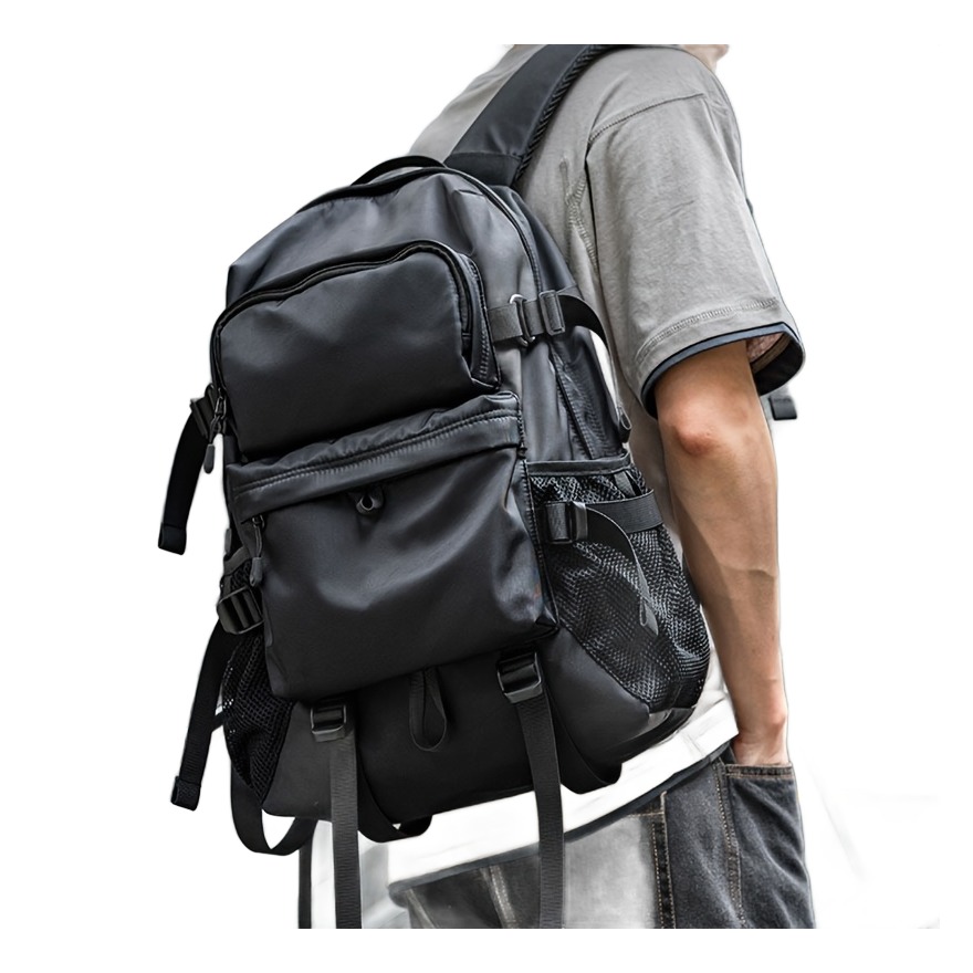 Sac à dos cabine ordinateur 15,6 pouces, bretelles solides, vue de trois quarts