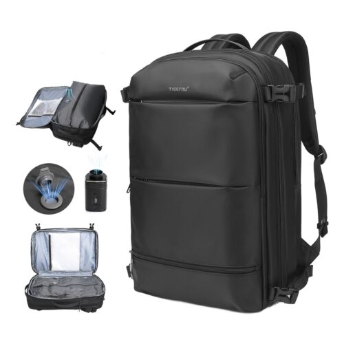 Sac a dos cabine, sac a dos compression voyage 36 a 55 litres avec pompe Sac a dos cabine, sac a dos compression voyage 36 a 55 litres avec pompe, vue principale