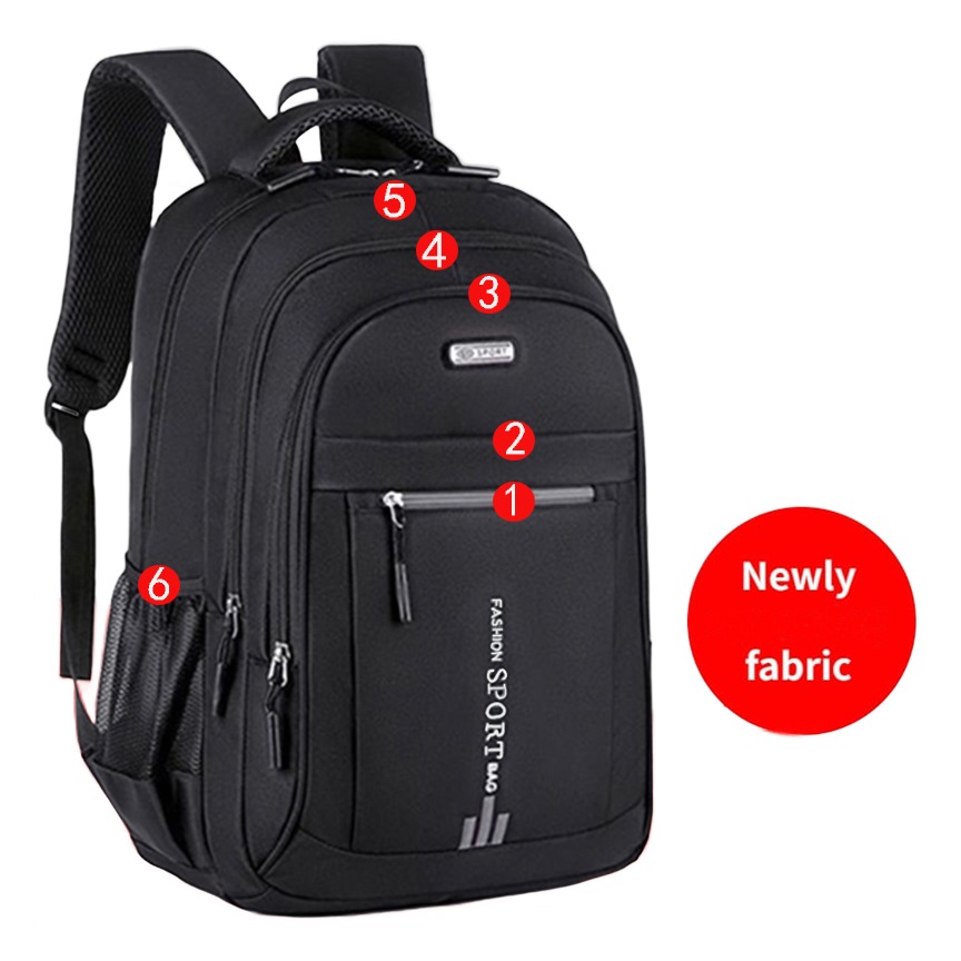 Sac a dos cabine unisexe pour ordinateur et voyage d'affaires, vue de trois quarts