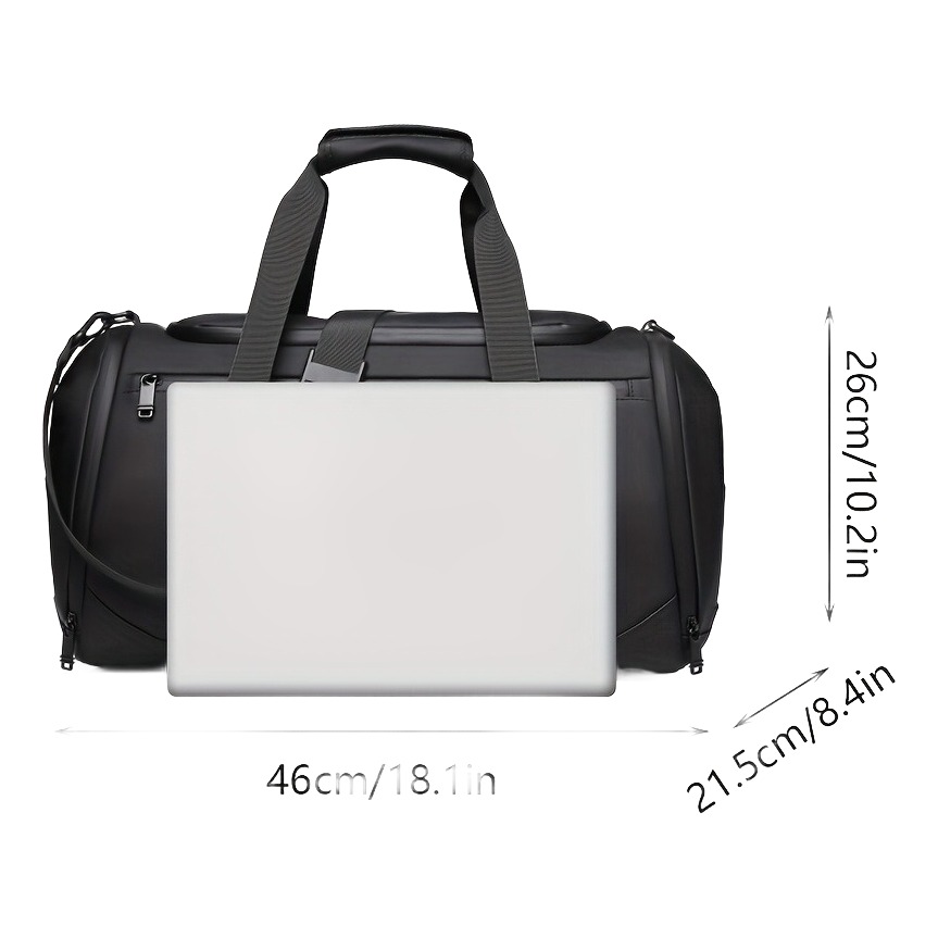 Sac de voyage cabine a compartiments multiples, vue arriere