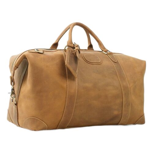 Sac de voyage cabine en cuir crazy horse, 52 cm, deux teintes, vue principale