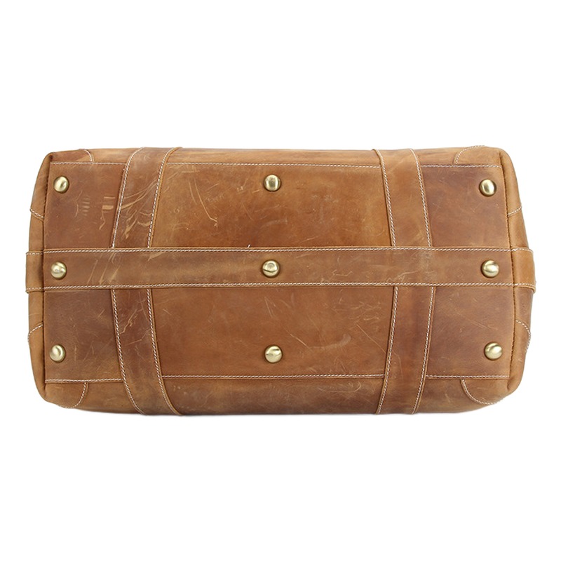 Sac de voyage cabine en cuir crazy horse, 52 cm, deux teintes, vue arriere