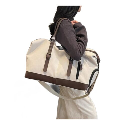 Sac de voyage cabine en toile 50x30x23 cm, poche à chaussures, vue principale