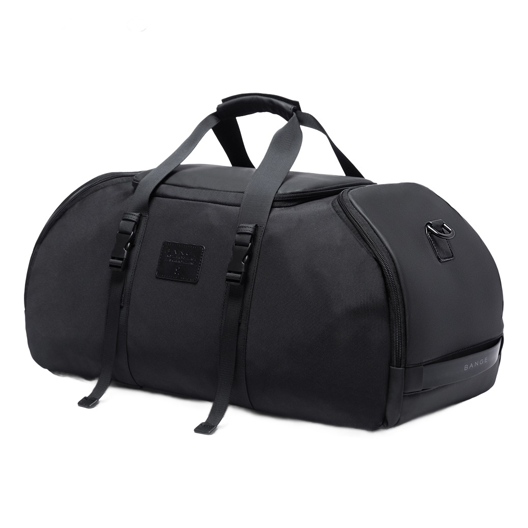 Sac de voyage cabine en toile Oxford, multipoches, vue de trois quarts