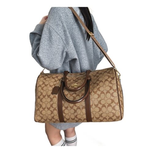 Sac de voyage cabine grand format en cuir PU, deux coloris, vue principale