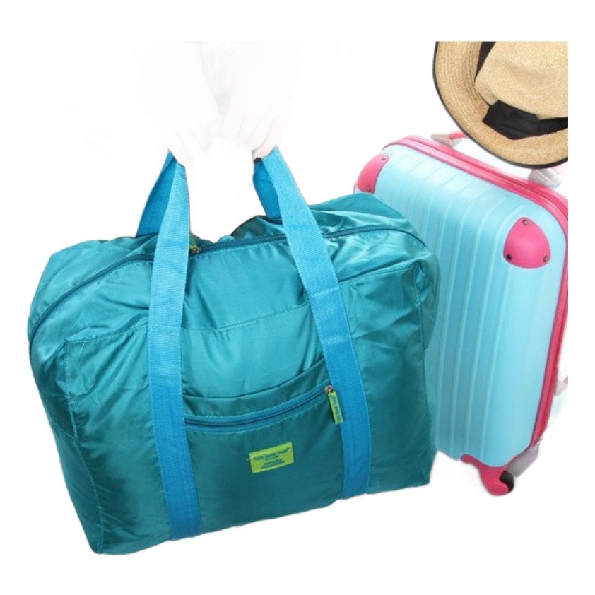 Sac de voyage cabine pliable, accessoire de voyage qui se fixe, vue de face