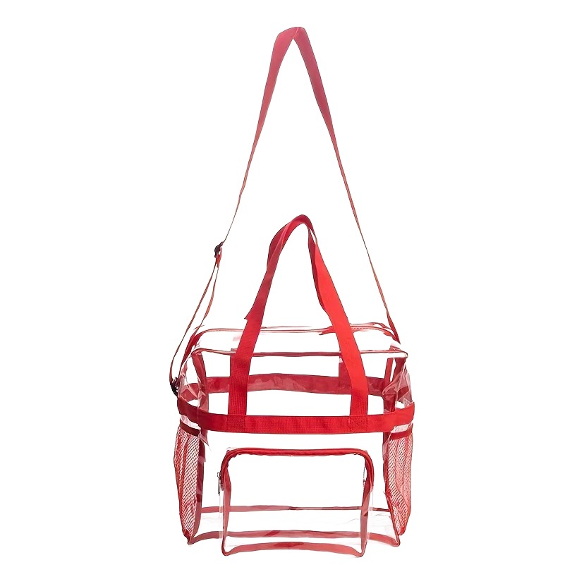 Sac de voyage cabine transparent en PVC grande capacité, vue principale