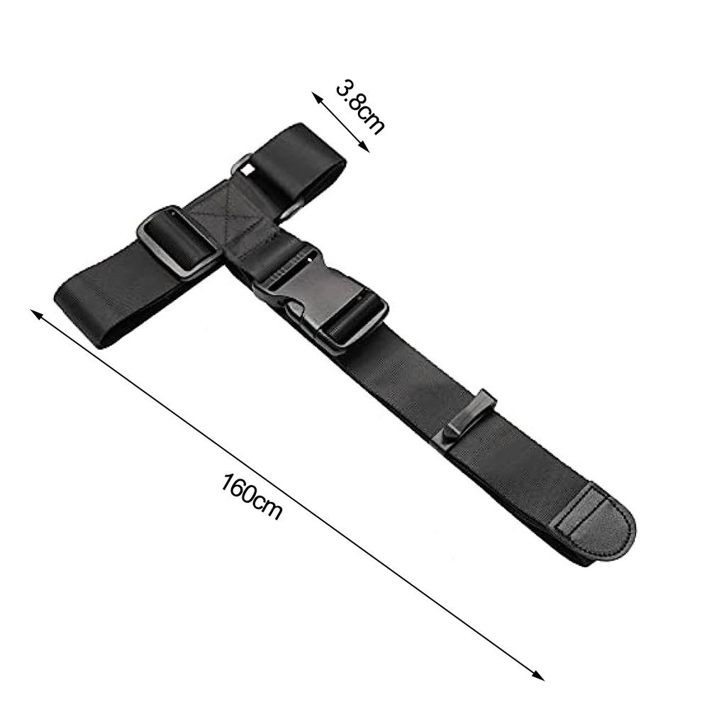 Sangle valise de fixation pour solidariser deux bagages, vue de face