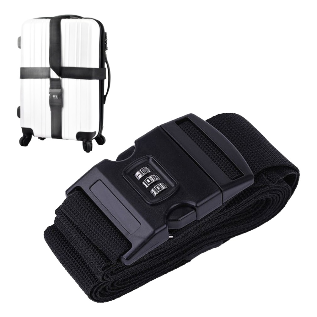 Sangle valise réglable avec verrouillage par code, vue principale