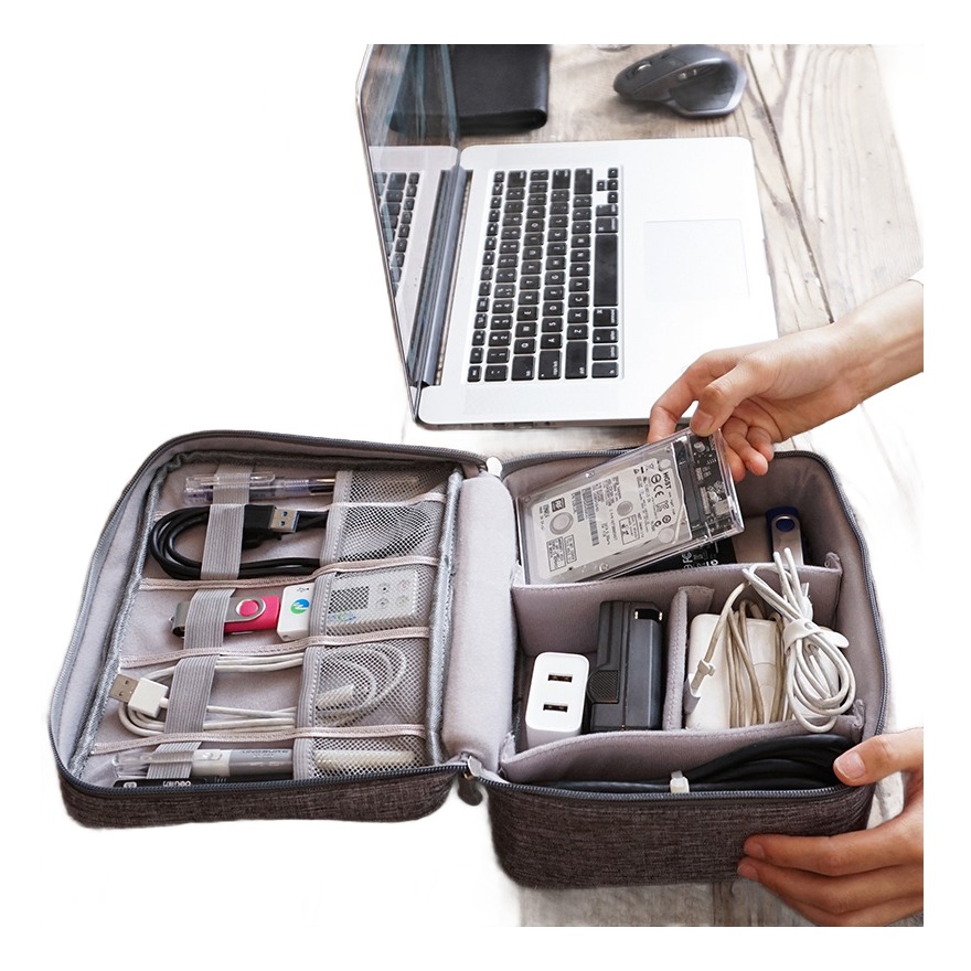 Trousse de rangement pour câbles, un ou deux niveaux, vue principale