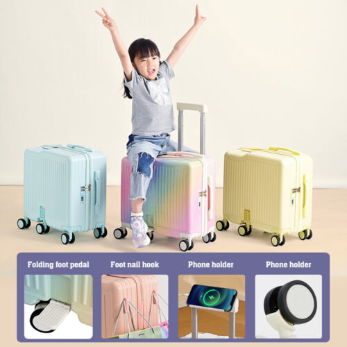Valise cabine 55x40x20 à siège intégré, six roues Valise cabine 55x40x20 à siège intégré, six roues, vue principale
