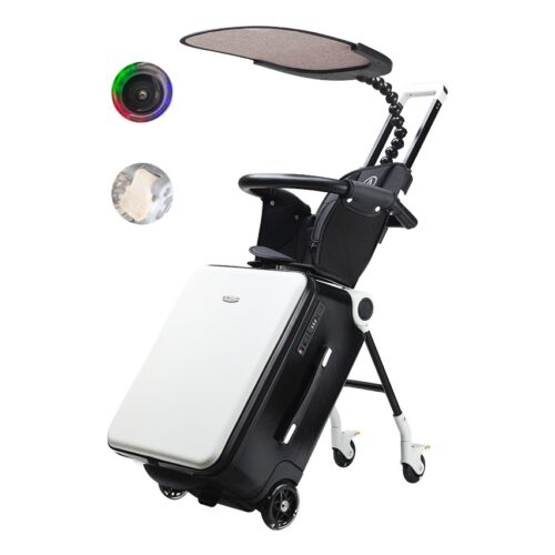 Valise cabine 55x40x20 en ABS avec assise pour enfant Valise cabine 55x40x20 en ABS avec assise pour enfant, vue principale