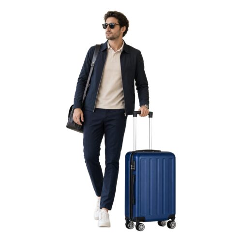 Valise cabine 55x40x20 en ABS, roues détachables Valise cabine 55x40x20 en ABS, roues détachables, vue principale