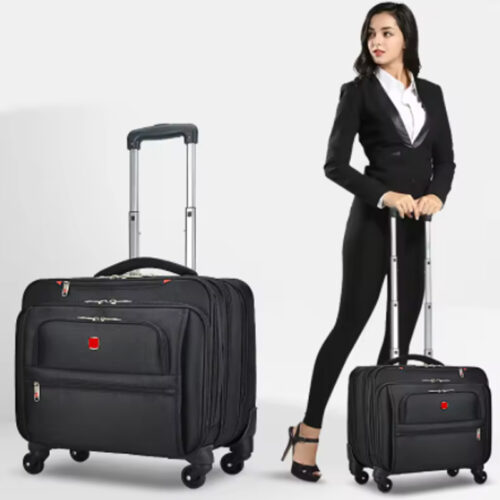 Valise cabine 55x40x20 en toile Oxford, 18 pouces Valise cabine 55x40x20 en toile Oxford, 18 pouces, vue principale