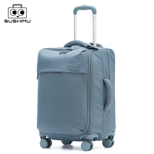 Valise cabine 55x40x20 en toile Oxford, cinq coloris Valise cabine 55x40x20 en toile Oxford, cinq coloris, vue principale