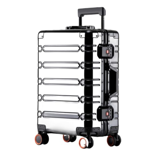 Valise cabine aluminium intégral 20 pouces, serrures à code Valise cabine aluminium intégral 20 pouces, serrures à code, vue principale
