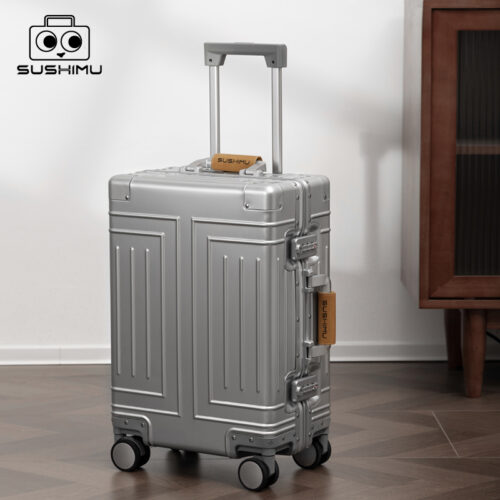 Valise cabine rigide 100 % alliage aluminium magnésium, vue principale