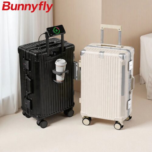 Valise cabine rigide à cadre aluminium, deux teintes Valise cabine rigide à cadre aluminium, deux teintes, vue principale