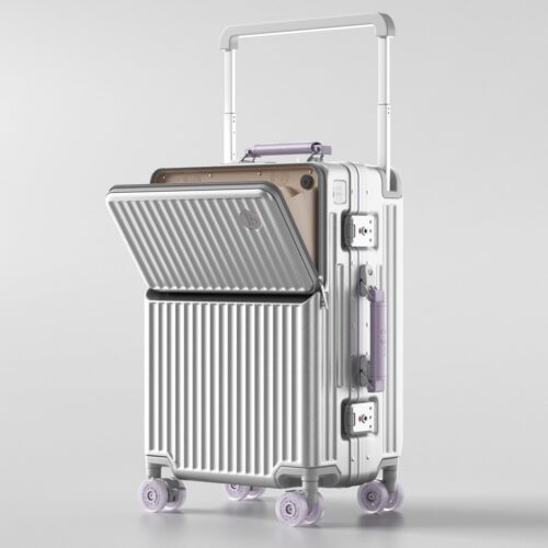 Valise cabine rigide à cadre aluminium et ouverture avant Valise cabine rigide à cadre aluminium et ouverture avant, vue principale