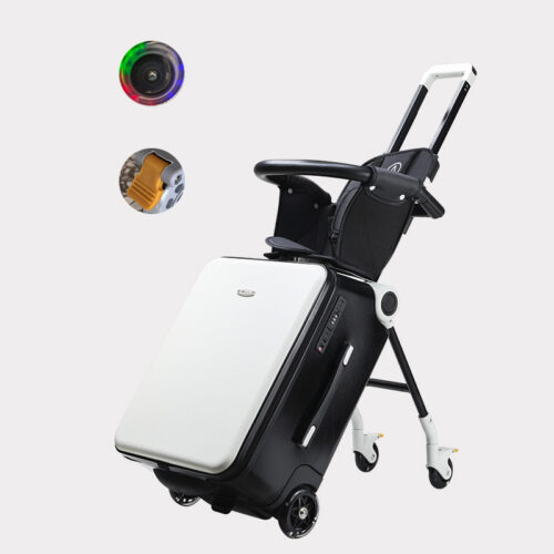 Valise cabine rigide enfant avec siège intégré Valise cabine rigide enfant avec siège intégré, vue principale